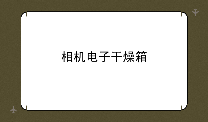 相机电子干燥箱