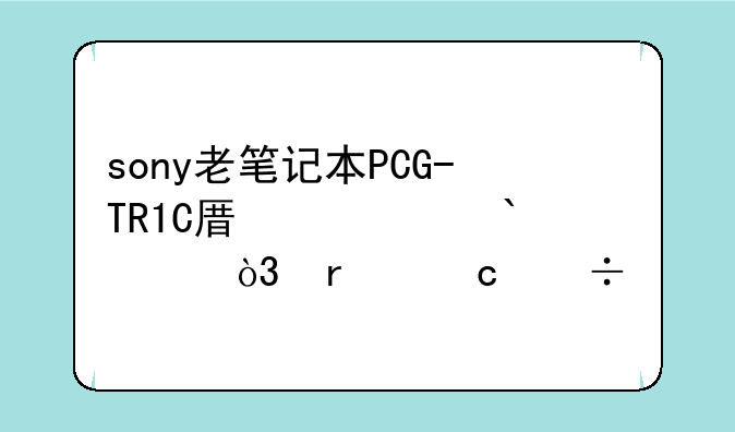 sony老笔记本PCG-TR1C原内存256，最高能扩到多少？