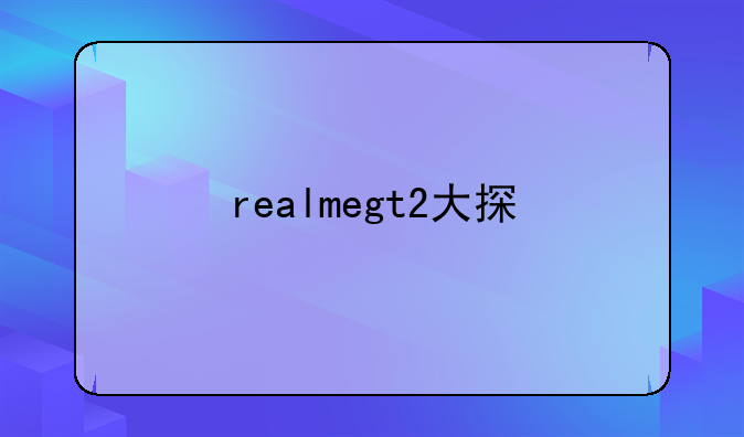 realmegt2大探