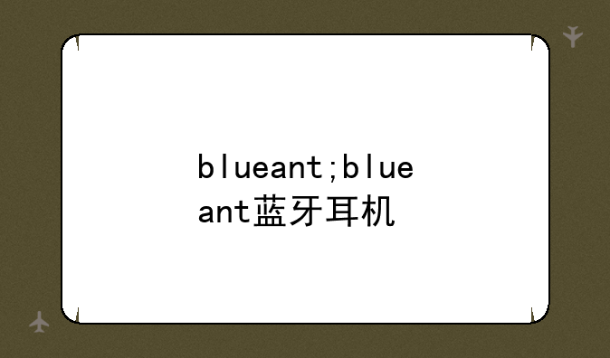 blueant;blueant蓝牙耳机
