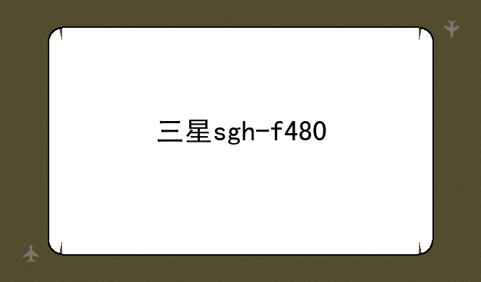 三星sgh-f480