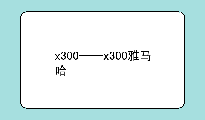 x300——x300雅马哈