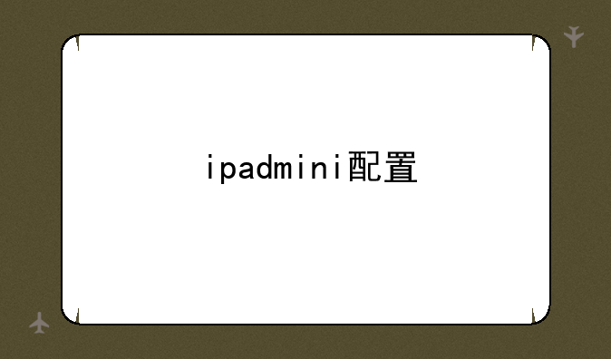 ipadmini配置