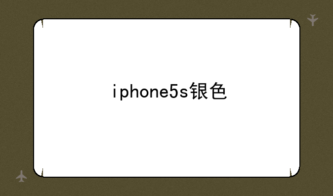 iphone5s银色