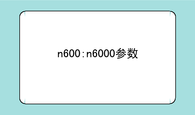 n600:n6000参数